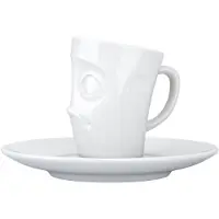 Fiftyeight - Tasse à expresso avec anse, expression de surprise