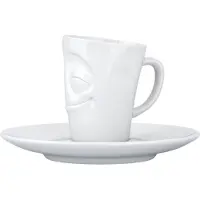 Fiftyeight - Tasse à expresso avec anse, design joyeux