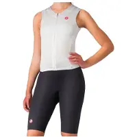 Castelli Integral Free Sanremo 3 Short Sleeve Trisuit Blanc,Noir XL Femme