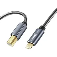 LINQ Câble Imprimante iPad et iPhone USB type B Nylon Tressé 15m
