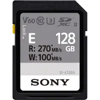 Sony SDXC E series 128GB UHS-II Class 10 U3 V60