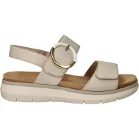 Remonte , sandales plates pour femmes, couleur beige, style décontracté