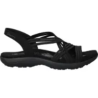 SKECHERS Sandales 'Reggae Slim - Simply Stretch' noir