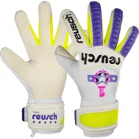 Reusch Legacy Pro Am Silver Goalkeeper Gloves Jaune,Blanc,Bleu 9