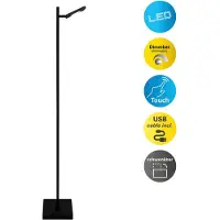 Näve Lampe sur pied ou de table LED "LUPA", hauteur : 135 cm, couleur : noir
