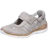 Rieker Chaussure basse gris / argent