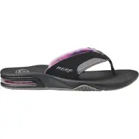 Reef Tong Reef Women Fanning Black Grey-Taille 41