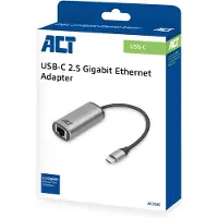 ACT Ac7081 Usb-c To Ethernet Adapter Argenté