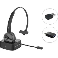 Conceptronic Écouteurs - - POLONA03BDA - On-Ear - Bluetooth - Noir