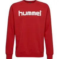 Hummel Sweat de sport rouge feu / blanc