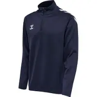 Hummel Sweat de sport bleu marine / blanc