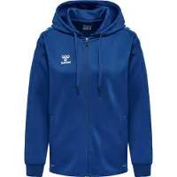 Hummel Veste de survêtement bleu foncé / blanc