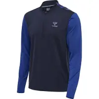 Hummel Sweat de sport bleu roi / bleu foncé / rouge