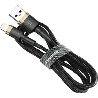 Baseus Câble Usb Lightning Cafule 2.4A 1M (Zoto-Czarny)