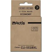 Actis Encre KC-551Bk (remplace Canon CLI-551Bk ; Standard ; 12 ml ; noire (avec puce))