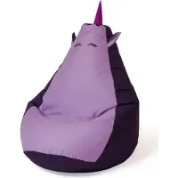 Go Gift Sac Sako pouffe Licorne violet clair XXL 140 x 100 cm