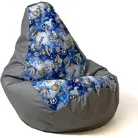 Big Buy Cooking Puff GO GIFT Gris 140 x 100 cm Pera