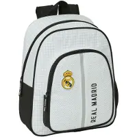 Real Madrid 24/25 10l 27x33x10 Cm Backpack Gris Enfants