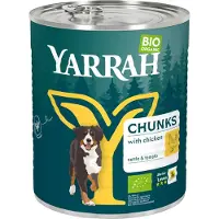 Yarrah Bio Chunks in Sauce - Boîte - Bœuf et poulet - 12 x 405 g