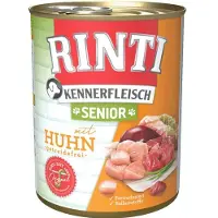 Rinti Kennerfleish Senior Chicken Poulet pour chiens âgés 12x800 g