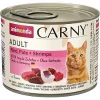 Animonda Carny Adult bœuf, dinde et crevettes 6 x 200 g