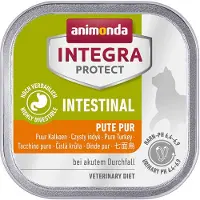 Animonda Integra Protect Intestinal Aliment humide avec dinde pure pour les chats souffrant de problèmes intestinaux 16x100 g
