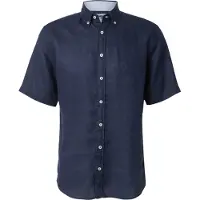 Fynch&Hatton 15046001 Short Sleeve Shirt Bleu XL Homme
