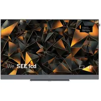 LOEWE Téléviseur LCD We. SEE 43 pouces, Ultra HD, Smart TV, HDR, Dolby Atmos, barre de son 60 W, support de table pivotant, AirPlay, HDMI 2.1, design fin