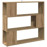 vidaXL Bibliothèque/Séparateur de pièce chêne artisanal 100x24x94 cm