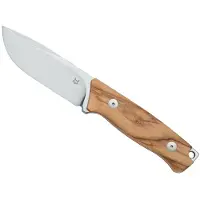 FOX Knives Rifle Windage FX-661 OL, Olive Wood couteau à lame fixe, Raven Knives design