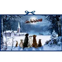 Sonstige Verlage Calendrier de l'Avent mural - Merveilleux Noël des chiens
