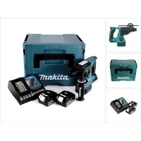 Makita DHR 242 RFJ Marteau perforateur sans fil 18V 2,0J SDS-plus Brushless + 2x batterie 3,0Ah + chargeur + Makpac