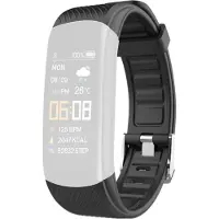 Giewont Fit&GO Gürtel für GW200 GWP200-10 – Schwarz (20 mm, Acier inoxydable, Silicone), Sangles de montre, Noir