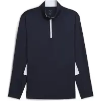 Puma Hommes, Pull-over, Pure 2.0 1/4 Zip, Bleu, (3XL)