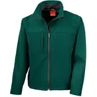 Result Veste softshell pour homme / veste multifonctionnelle, 3 couches, imperméable, respirante FK571 (L) (vert bouteille)