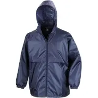 Result Veste Core pour homme, légère, imperméable, coupe-vent FK597 (L) (bleu marine)