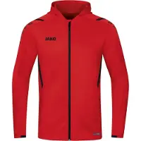 Jako Veste à capuche Challenge Femme - Rouge / Noir