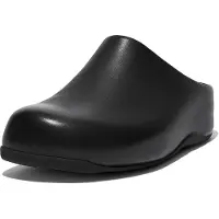 FitFlop Shuv - Sabots en cuir, pour femmes, couleur noire (référence 001), taille 36 EU