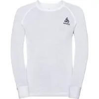 Odlo Active Warm Eco Crew Long Sleeve Base Layer Blanc 4 Years Enfants