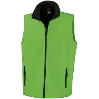 Result Résultat - Gilet « imprimable » pour homme FK1247 (3XL) (vert vif/noir)