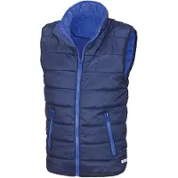 Result Gilet matelassé Core pour enfants FK1227 (158-164) (bleu marine/bleu roi)