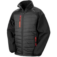 Result Résultat - Gilet « Compass » pour hommes/femmes unie FK1534 (XL) (noir/rouge)