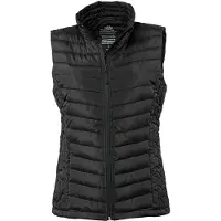 Tee Jays Gilet/chauffeur de corps pour femmes Zepelin, matelassé FK931 (L) (noir)