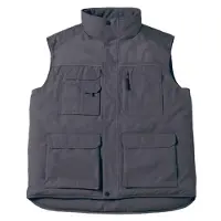 B&C - Gilet « Expert Pro » pour hommes/femmes Unie LT1341 (3XL) (gris foncé uni)
