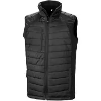 Result Gilet matelassé Genuine Recycled « Compass » pour homme FK2533 (S) (noir)