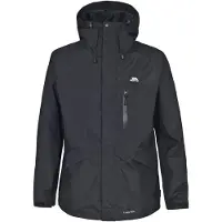 Trespass Veste à capuche pour homme Corvo, imperméable TP296 (XL) (Noir)