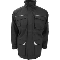 Result Blouson de travail / manteau Herren Sabre FK990 (Large) (noir)