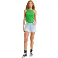 Levi's pour femme. 29961-0034 Short à roulettes 501 bleu (25), Casuel, Coton, Denim