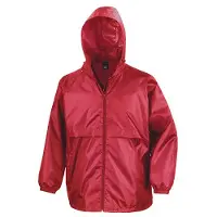 Result Veste coupe-vent pour homme Core, imperméable FK596 (2XL) (Rouge)