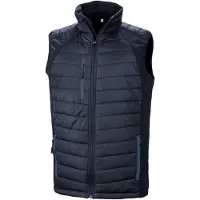 Result Genuine Recycled - Gilet matelassé « Compass » pour homme FK2533 (XS) (bleu marine)